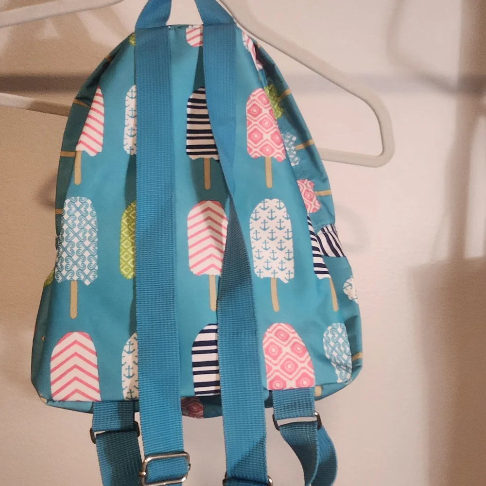Colorful Ice Cream Print Kids Backpack